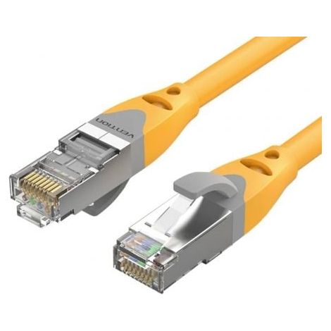Vention Cable de Red RJ45 SFTP IBHYH Cat.6a/ 2m/ Naranja