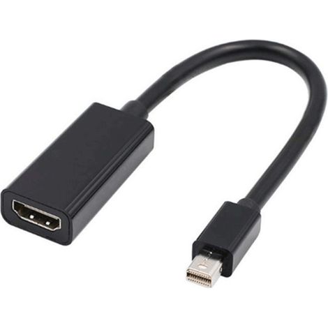 Adaptateur câble Mini DisplayPort vers HDMI haute définition, compatible Mini DP vers HDMI, pour écran, projecteur, moniteur (1/5)
