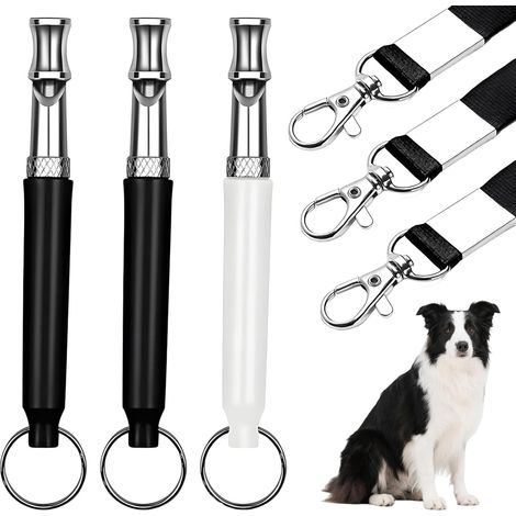 sifflets pour chiens, sifflets à ultrasons pour faire cesser les aboiements des chiens du voisinage, sifflets professionnels pour le dressage au rappel, avec cordon. (1/5)