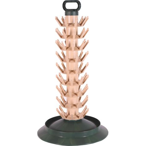 Idroweb – Séchoir à bouteilles 81 emplacements – Plastique résistant – Base Ø40 x H73 cm – Boutons anti-casse – Pour usage domestique et professionnel (1/3)