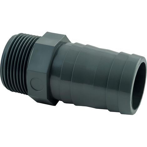 Raccord Pvc Cannelé à Visser Mâle 1'' X 30