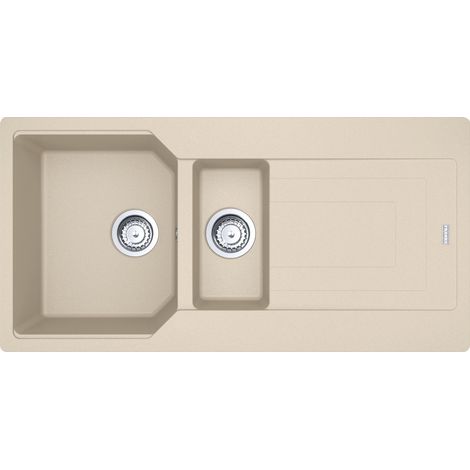 Franke Urban UBG 651-100. Tipo di lavello: Lavello sottopiano, Forma del lavandino: Rettangolare, Materiale del lavandino: Fragranito. Larghezza: 1000 mm, Lunghezza: 500 mm, Larghezz... - 114.0686.778