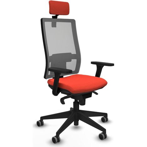 piqueras-y-crespo Horna chaise bureau noir confortable (1/3)