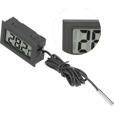 Thermomètre Électronique Numérique Mini Immergé Étanche pour Utilisation Extérieure (1/4)