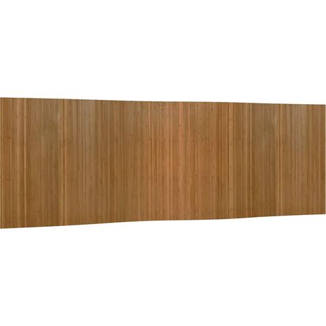 vidaXL Room Divider Brown Width 600 cm Height 165 cm Bamboo