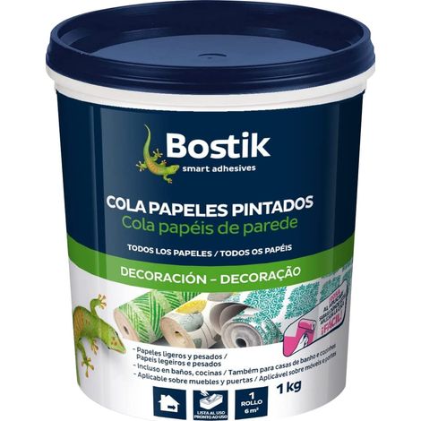 Bostik 30608320 - Colle pour tapissier (1 kg) couleur rose (1/4)