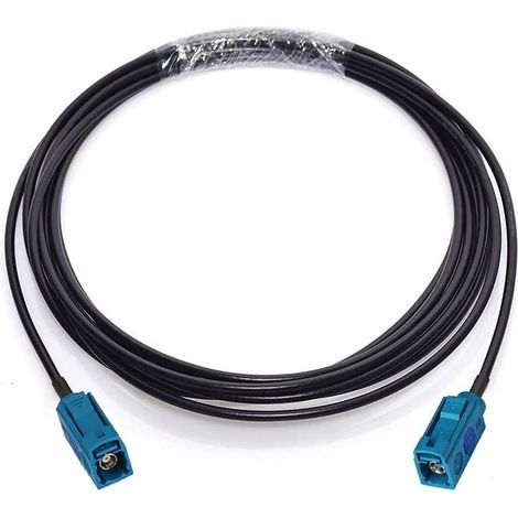Câble Rallonge Antenne Autoradio Fakra Z Femelle à Femelle RG174 3 m (1/5)