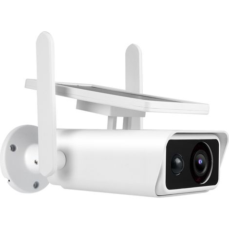 Caméra solaire extérieure sans fil 1080p, étanche, vision nocturne à distance, alimentée par batterie, avec fonction de surveillance à distance. (1/5)