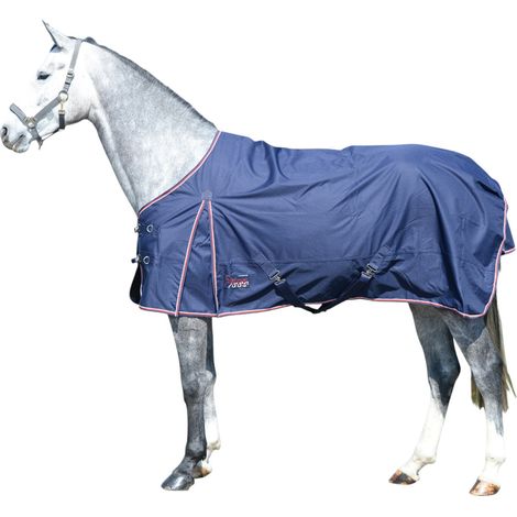 EQuest Outdoordecke Halifax für Pferde 600 D - 50 g Nylon, navy - XL / 155 cm (1/5)