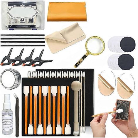 Kit de nettoyage et de polissage de cartes - Compatible avec les cartes certifiées PSA, les cartes de sport et les cartes de collection pour la réparation, le lissage et la restauration des rayures. (1/5)