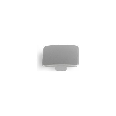 Lote de 4 botones de mueble de aluminio metálico, modelo 782, 37x37 mm. Rei
