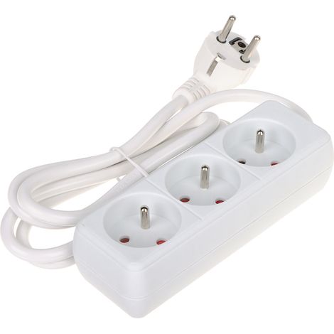 Steckdosenleiste PR-1.5M-3G/W (3 Steckdosen) 1,3 m
