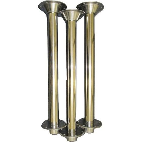 Steel Table Support Legs x3 - 75CM Metal Replacement Island Desk Countertop (1/5)