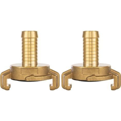 2x Raccord Rapide en Laiton 1/2 pouce Douille (Raccord système Geka 1/2 pouce Douille)