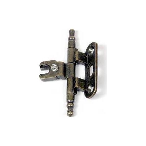 10 x CERNIERA P/MOBILI A0058 BRONZO ANTIC 46X14 MM
