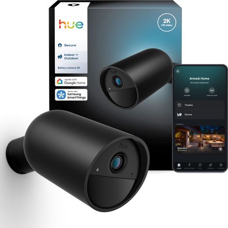 Philips Hue Secure Caméra de Sécurité avec Batterie (Noire) (1/5)