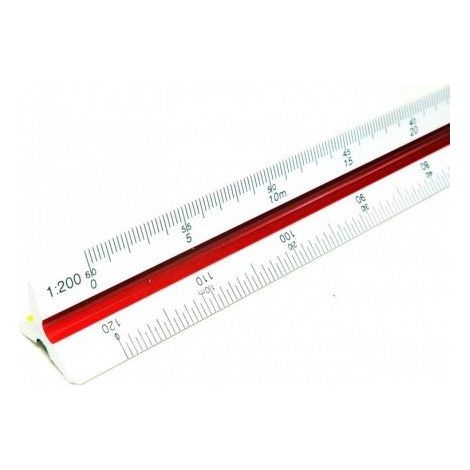 Maped Regla triangular Kutch de plástico ABS 36 cm