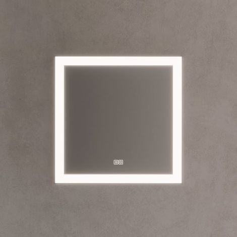 Kronenbach Day Badspiegel 60 x 60 cm mit LED-Beleuchtung und Dimmfunktion (1/5)