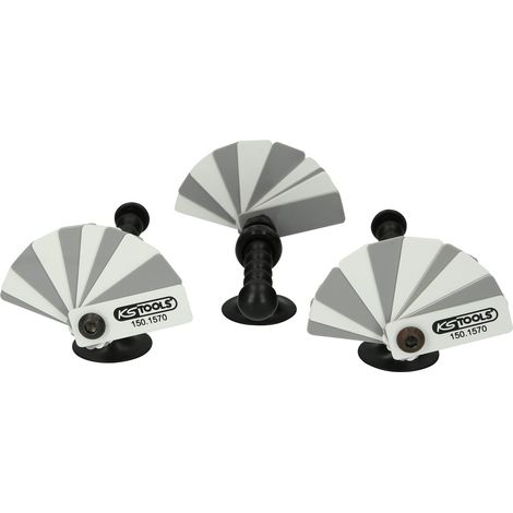 KS TOOLS Jeu de gabarits d'épaisseur, 3 pcs ( 150.1570 ) (1/7)