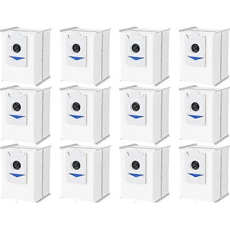 Lot de 12 pièces sacs à poussière pour Ecovacs Deebot X5 Pro/X5 Omni X2/X2 Omni/X2 Pro balayeuse accessoires de rechange Trash Sacs (1/5)