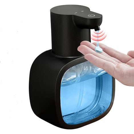 Distributeur De Savon Liquide Automatique - 500 ml - Sans Contact Rechargeable - Régulation 4 Niveaux - Étanche IPX5 - Affichage Niveau Batterie et Débit - Pour Salle De Bain Cuisine (1/5)