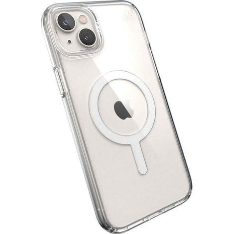 Funda Speck Presidio Perfect-Clear + MagSafe para iPhone 15 Plus / iPhone 14 Plus (transparente) (1/4)