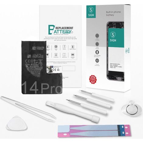 Kit de remplacement de batterie complet SiGN - iPhone 14 Pro
