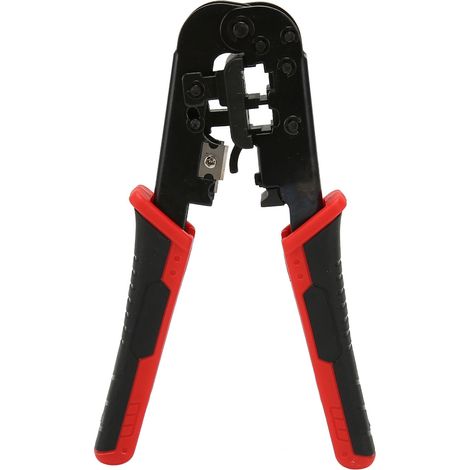 Pince à sertir manuelle multifonction RJ11 RJ12 RJ45 pour câbles réseau et téléphoniques (1/5)