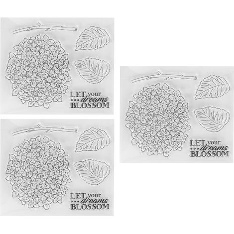transparente Gummistempel für DIY-Karten, kreative Dekorationen und Scrapbooking (1/5)