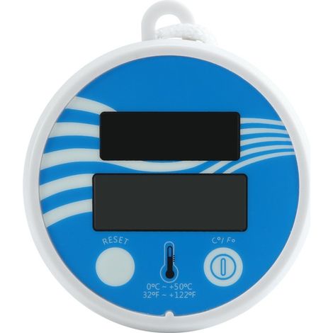 Thermomètre solaire numérique flottant pour piscines, pour mesurer la température de l'eau des piscines, spas, jacuzzis et aquariums-AquaForge (1/3)