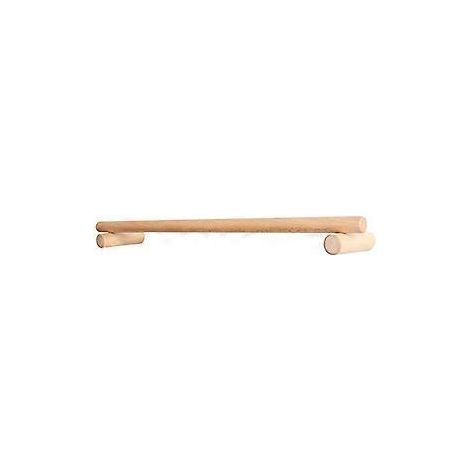 SZTXJ Einfacher Handtuchhalter aus Holz, der ohne Bohren auskommt, Aufbewahrungsständer für Bad und Küche (45 cm)