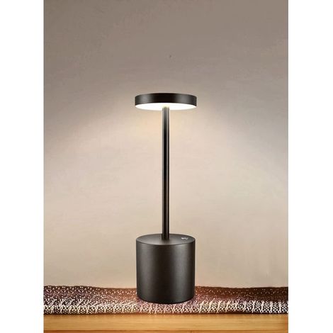 ZOLGINAH Lampe de Table à LED sans fil, Lampe de Bureau de Charge USB, Lampe de Chevet 2 Niveaux Luminosité de la Luminosité Moderne Hôtel Restaurant Chambre de Chevet (1/5)