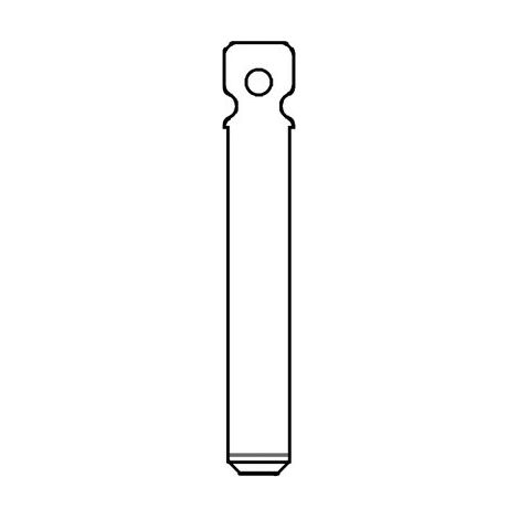 CHIAVE FLIP AUTO CITROEN VA13T SILCA - OTTONE NICHELATO