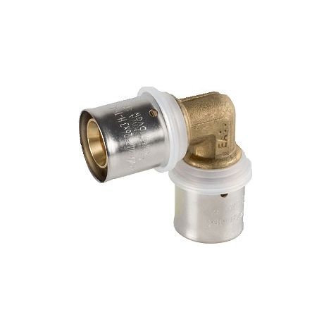 Raccordo gomito intermedio ø25x2,5 x 25x2,5 - Pexal Brass - raccordo a pressare VS0170412 (1/2)
