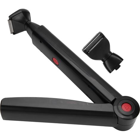 Rasoir électrique pour le dos, tondeuse USB pliable double face, outil d'épilation corporelle (1/5)