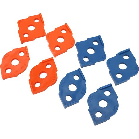 Set mit 8 ABS-Fräsvorrichtungen für Winkel mit Radiusvorrichtung, Winkelpositionierer für die Holzbearbeitung (1/5)
