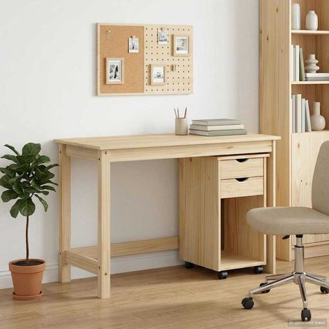 vidaXL Set di Scrivania e Armadietto 2 pz Marrone (1/5)