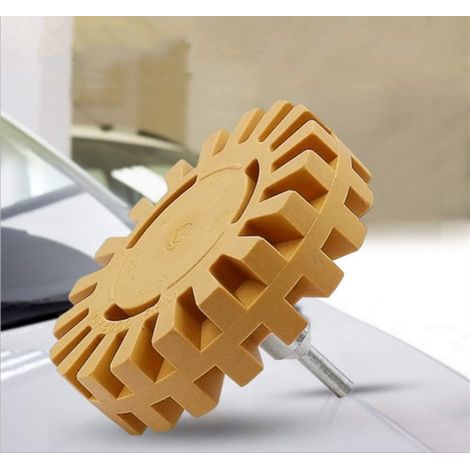 4 Pouce 20 MM Décalque Gomme Roue Décalque Gomme pour Voiture Décalque de Décalque De Vinyle Autocollant Décalque Rayures Enlèvement Outils de Polissage (1/4)