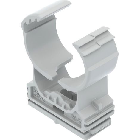 OBO Bettermann Abrazadera proQuick 19,5-23,5mm poliamida gris claro RAL 7035, 2147310