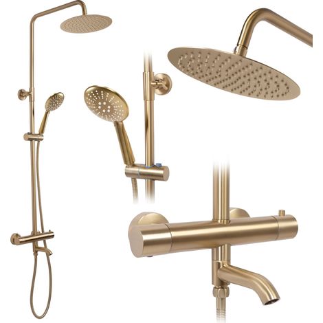 LUNGO DUSCH- UND BADESET GOLDEN BRUSH THERMAL SKU REA-P6604 (1/5)