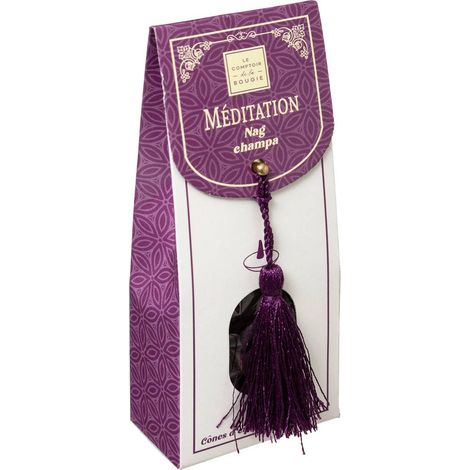 Räucherkegel mit Halter 79g - Violett (1/5)