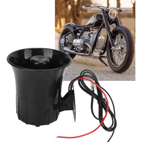 Sechstönige Motorradhupe, 12-V-Lautsprecher mit Einstellmöglichkeit (1/5)