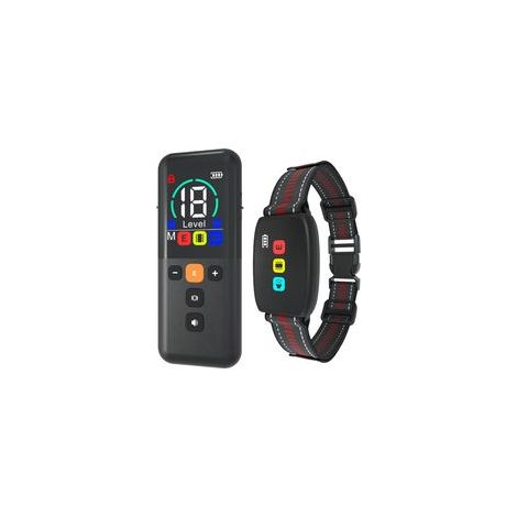 Collier de Dressage pour Chien,Portée de 3500 Mètres,3 Modes Vibration/Choc Électrique/Son avec Verrouillage de Sécurité,Collier Rechargeable pour Petit Gros Chien (1/3)