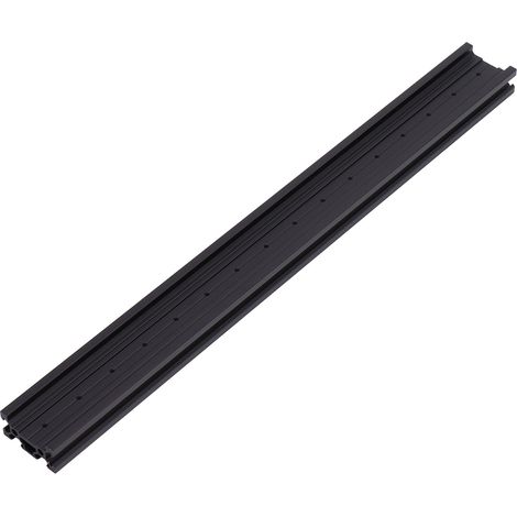 Profilés en aluminium à rainure en V pour rail de guidage linéaire, encastrables, noirs, pour impression et gravure, 400 mm / 15,75 po (1/5)