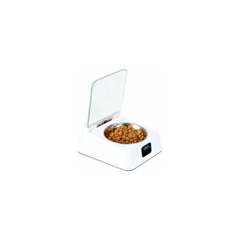 Bol distributeur automatique pour chat, USB rechargeable avec couvercle à détection intelligente, 5L (1/3)