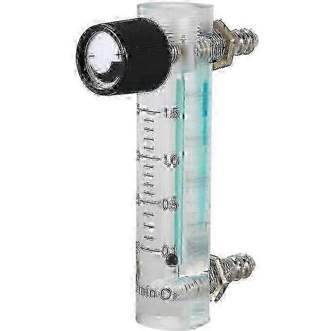 Débitmètre d'oxygène avec vanne de régulation, 0,1 - 1,5 l/min, 1,5 l, Yalo 25-26s (1/5)