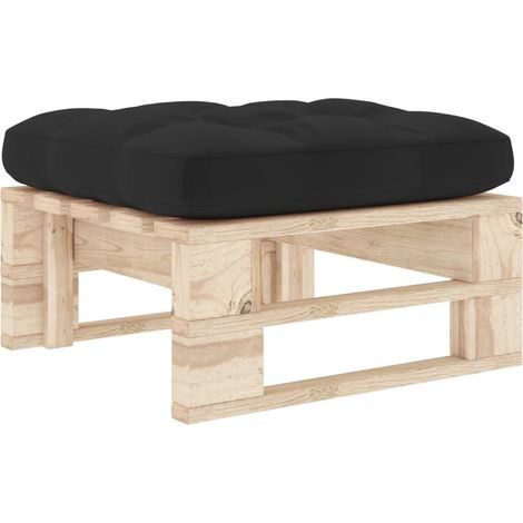 Canapé de jardin palette Canapé Pouf relax - Bois de pin imprégné BV579178 - BonneVie (1/5)