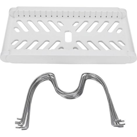 Organisateur de casseroles et poêles, support extensible pour ustensiles de cuisine, organisateur de poêles réglable pour la cuisine, blanc