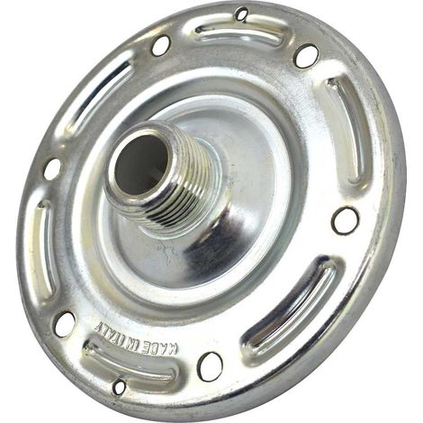 Aquasystem – Contre bride acier galvanisé pour réservoir à vessie 24 à 150L – diamètre 145mm – 1" M – Fabriquée en Italie