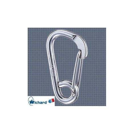 Mousqueton de pompier asymétrique inox 316L wichard - Diamètre: 6